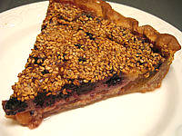 Recette Quiche aux prunes et aux mûres