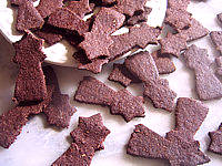 Recette Sapins aux amandes et cacao