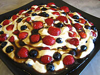 Image : recette Mascarpone aux fraises et aux myrtilles