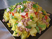 Recette Salade de thon et poivrons