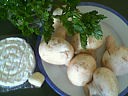 Ingrédients pour la recette : Champignons farcis 