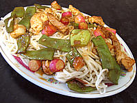 Image : Assiette de nouilles au soja