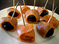 Image : recette Pruneaux et abricots au foie gras