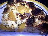 biscuit cuillère : Pain perdu aux abricots