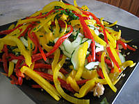 boulghour : Salade de boulghour et poivrons