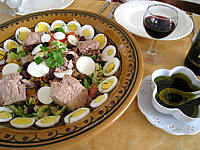 Recette Salade de thon aux pêches