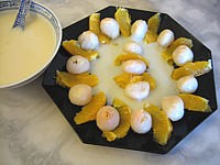 Recette Salade de litchis au lait de coco