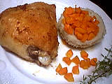 Image : recette Poulet aux carottes et artichauts