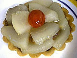 tartelettes : Tartelette aux poires rapides