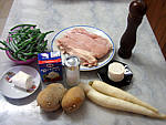 Ingrédients pour la recette : Purée de navets au chèvre