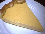 Fromages : Part de tarte au potiron et petits suisse