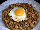 Recette Lentilles aux oignons