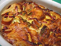 Recette Pain perdu au jambon et reblochon