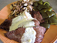 Recette Steaks de cheval et sa sauce au martini blanc