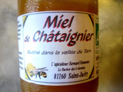 Miel de châtaignier