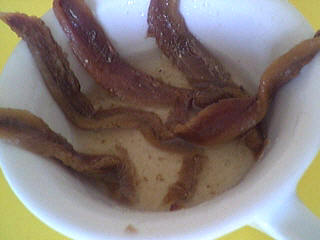anchois à l'huile