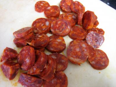 Photo : Chorizo en tranches