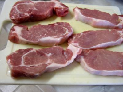 côtes de porc