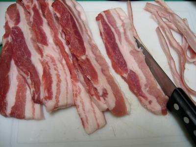Photo : Tranches de lard