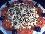 haricots blancs : Assiette de salade de haricots blancs