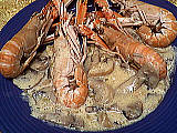 Recette Scampis au boursin