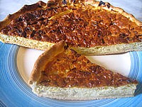 mascarpone : Assiette de tarte au chou et au mascarpone
