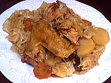 Recette Poulet au chou