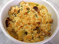 crumble au camembert