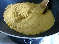 Recette Purée de champignons aux patates douces