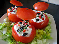 Recette Tomates farcies aux fromages