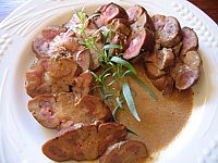 Image : recette Rognons de veau au Porto