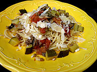 spaguettis aux courgettes