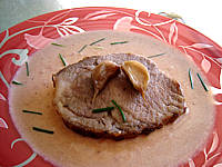 Recette Rôti de porc à l'ail