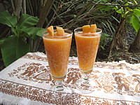 Recette Verres de cocktail de melon au pineau des Charentes