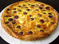 Recette Tarte au jambon à la fourme d'Ambert au parfum d'Auvergne