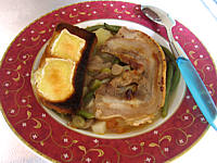 Recette Soupe au lard et topinambours