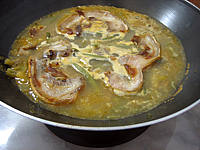 soupe au lard et topinambours
