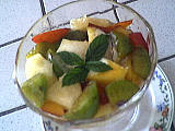 Recette Salade de fruits au génépi