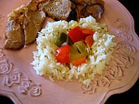 Recette Riz au poivron