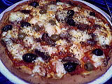 pizza au jambon : Pizza au jambon