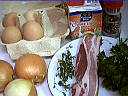 Ingrédients pour la recette : Quiche aux oignons