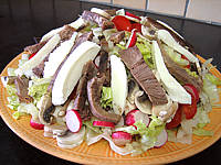 Recette Restes de langue de boeuf en salade