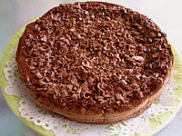 gâteau au chocolat et son coulis