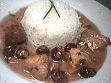 Recette Saumon aux raisins
