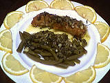 fines herbes : Assiette de roussette aux fines herbes