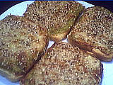 Recette Tartines aux courgettes