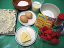Ingrédients pour la recette : Muffins aux fraises