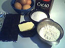 Ingrédients pour la recette : Pavé chocolat et café