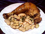 Recette Assiette de poulet grillé au thym