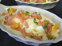 sauce pour viandes : Cassolettes à la sauce mornay
